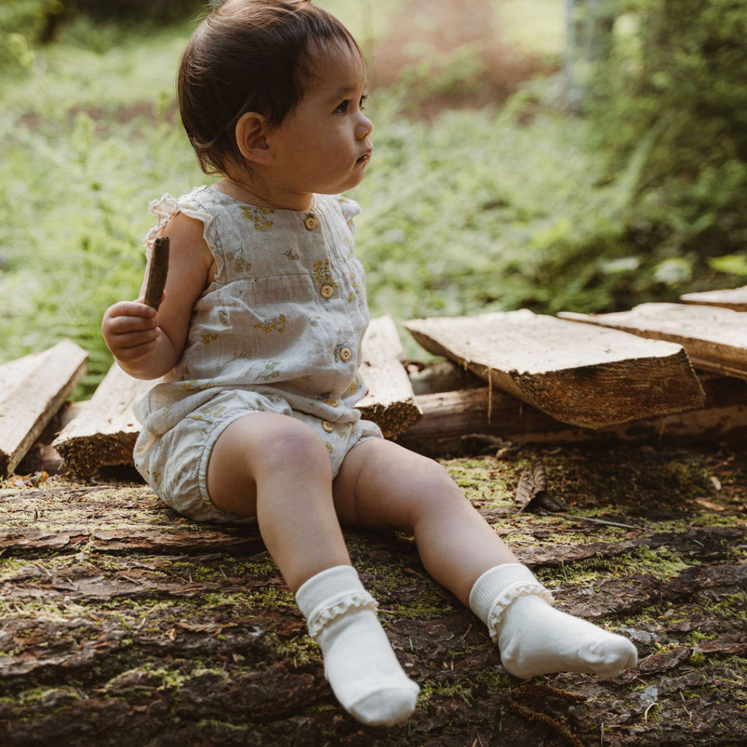 lace kids socks