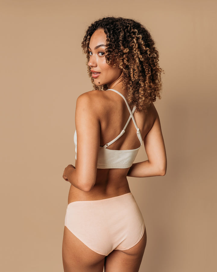 Womens Everyday Bikini - Natural, Plant Dyes - 100% Organic Cotton (2 pack)