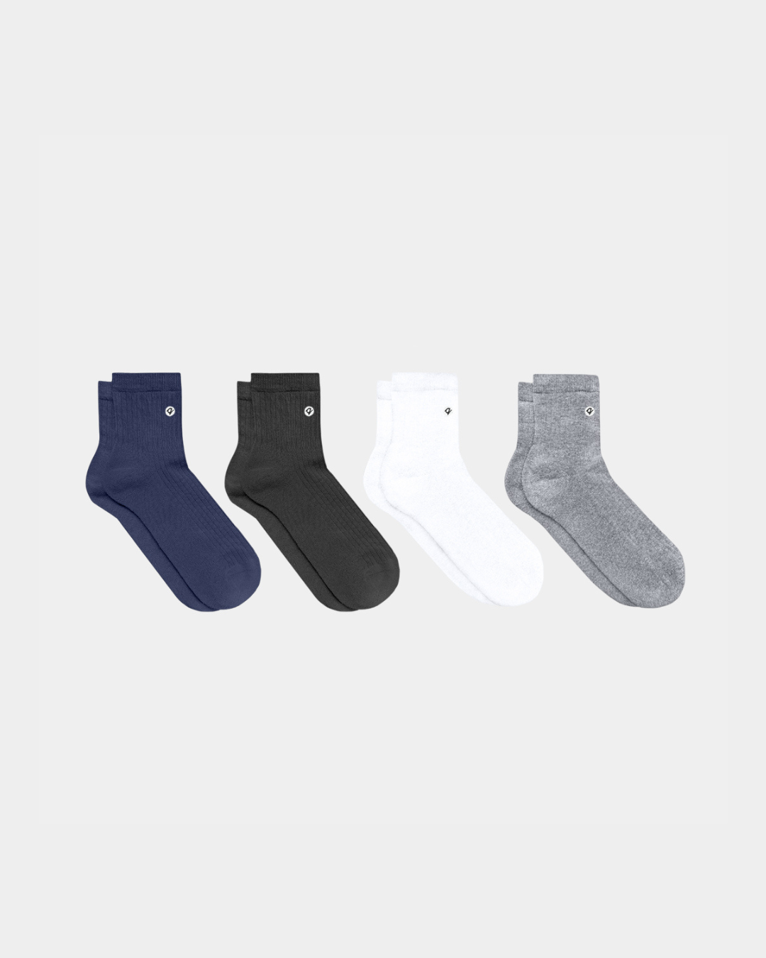 Cotton Quarter Pacers (Midweight) - 97% Organic Cotton (4 pack)