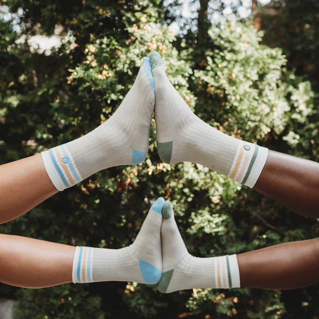 Heavyweight Terry Organic Cotton Adult Socks Q for Quinn