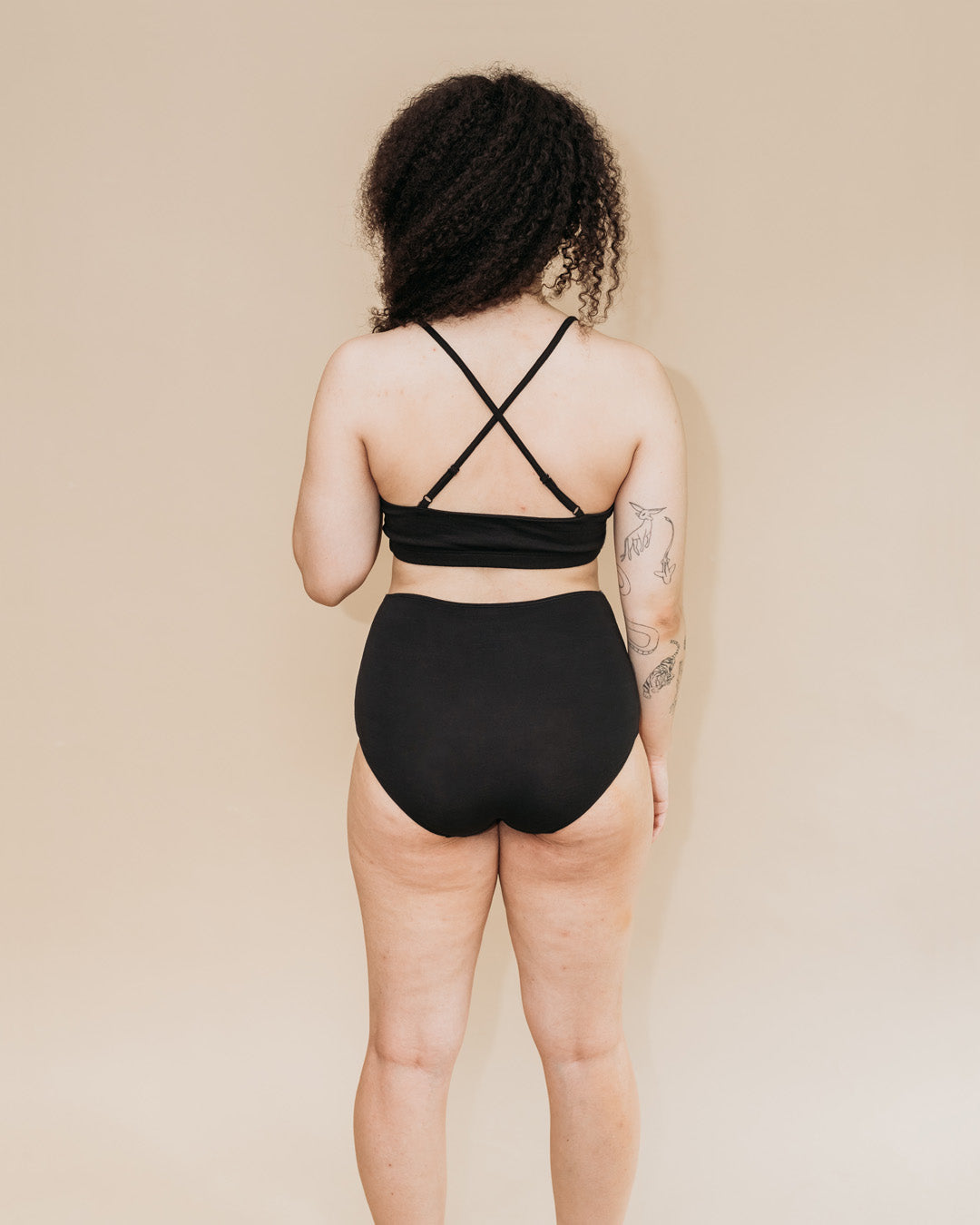 Women's High Waist Brief - 95% Organic Cotton