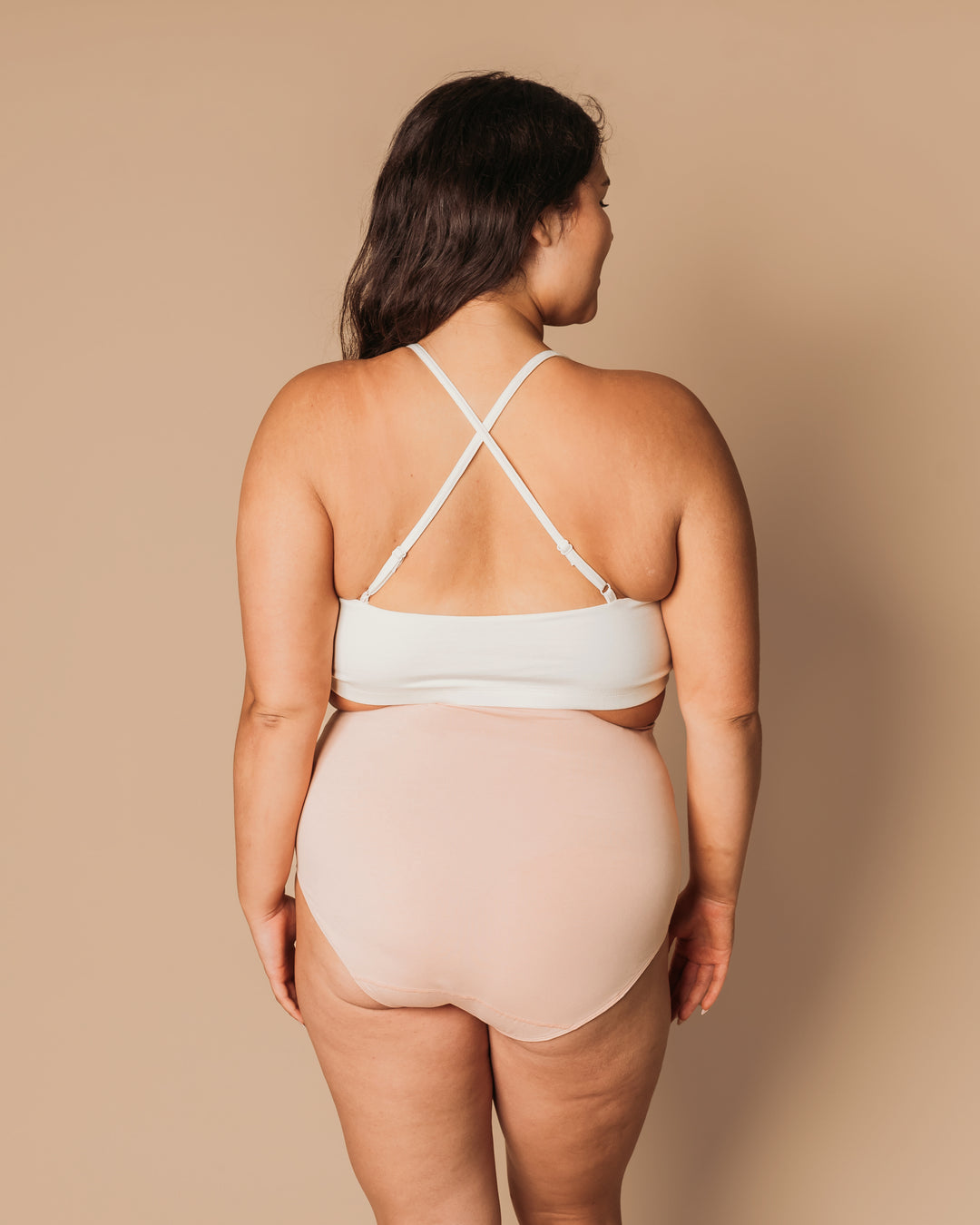 Women's High Waist Brief - Natural, Plant Dyes - 95% Organic Cotton (2 pack)