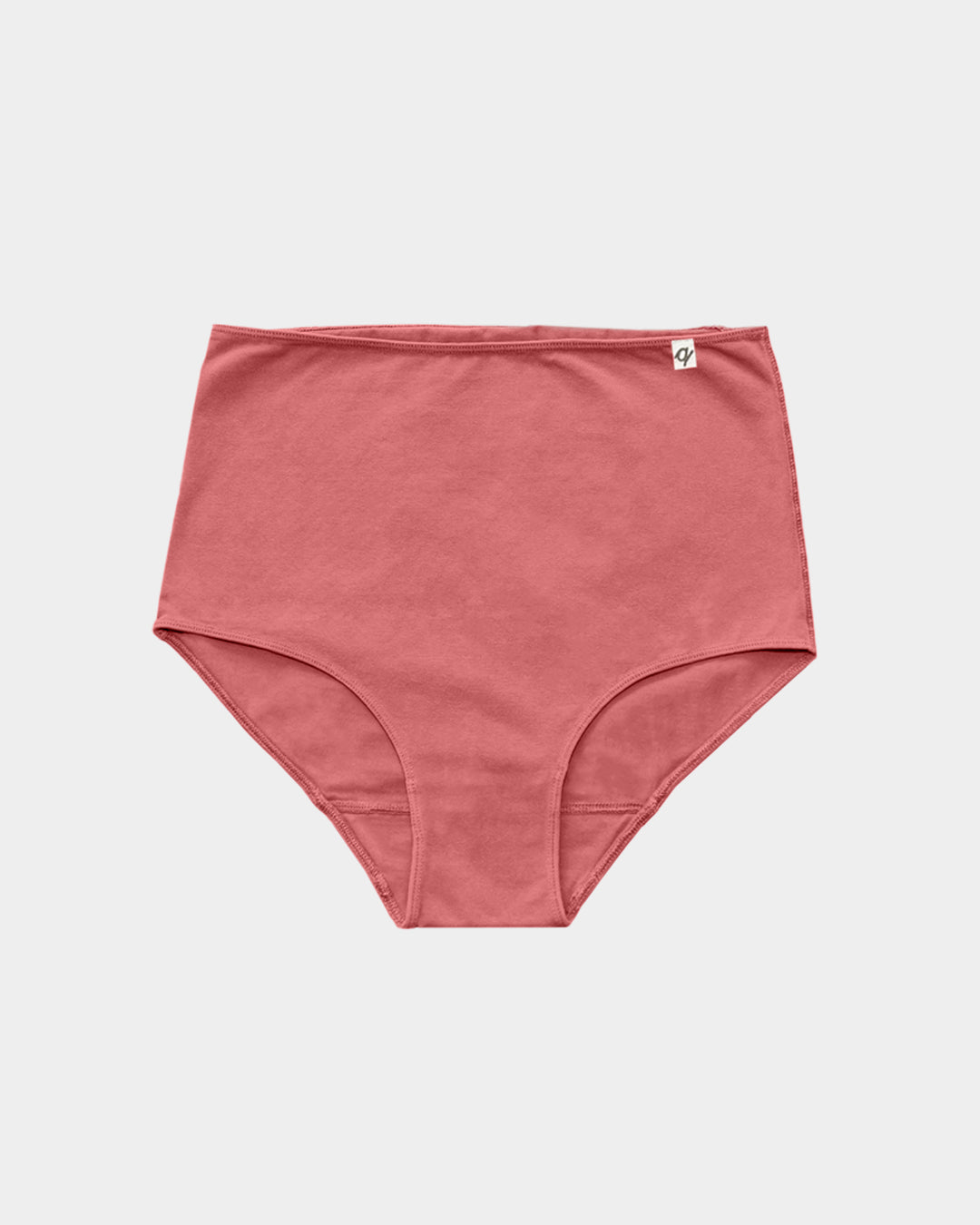 Women's High Waist Brief - Natural, Plant Dyes - 95% Organic Cotton (2 pack)