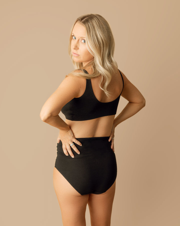 Maternity High Waist Briefs - 95% Organic Cotton
