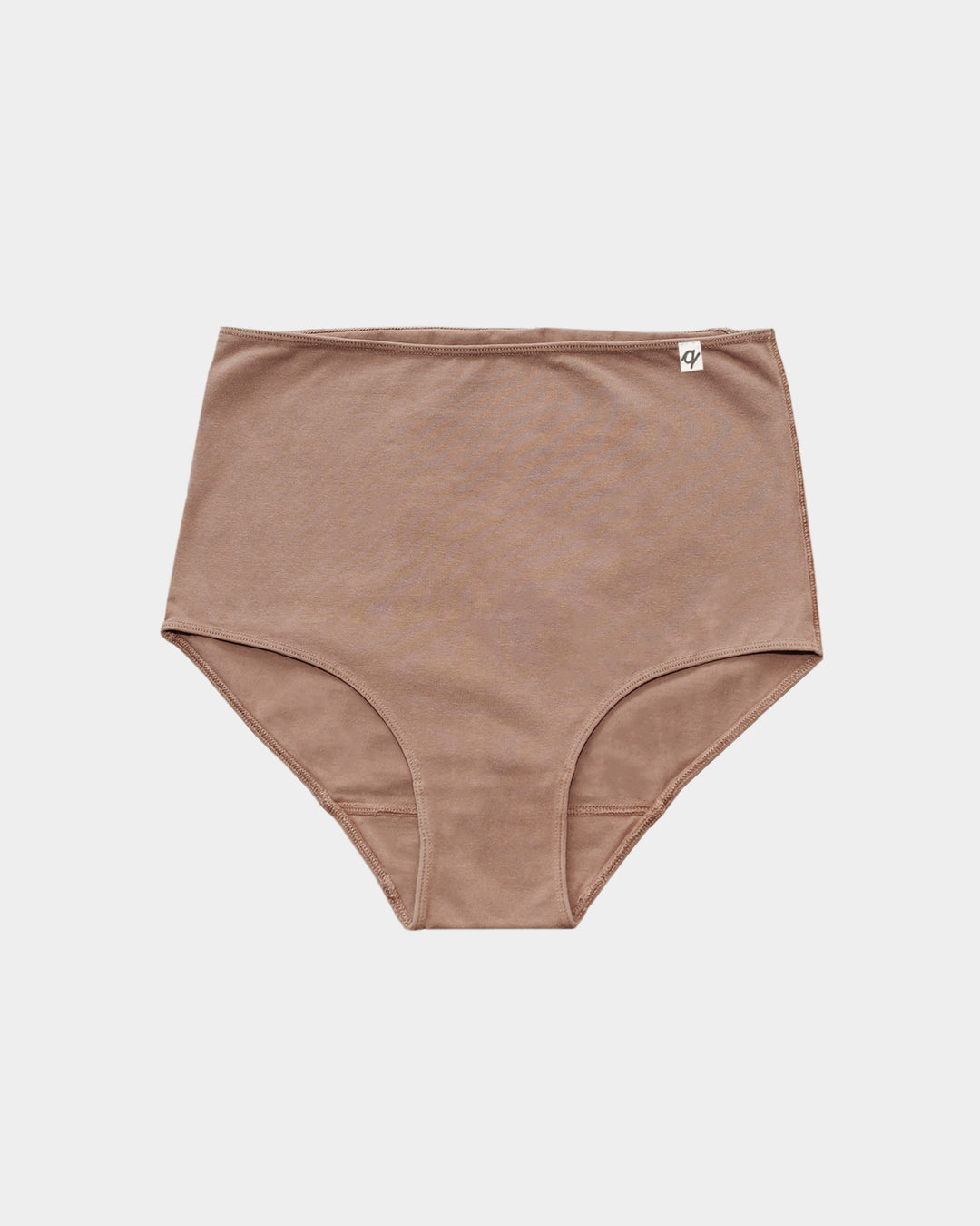 Women's High Waist Brief - Natural, Plant Dyes - 95% Organic Cotton (2 pack)