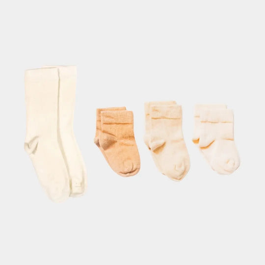 matching family pure organic socks with seamless toe