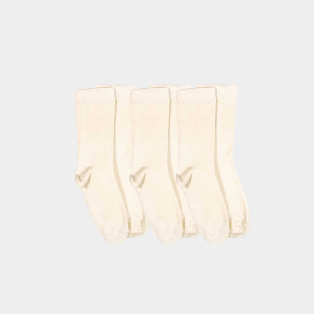Pure Organic (no dye) Adult Socks - 98% Organic Cotton Q for Quinn
