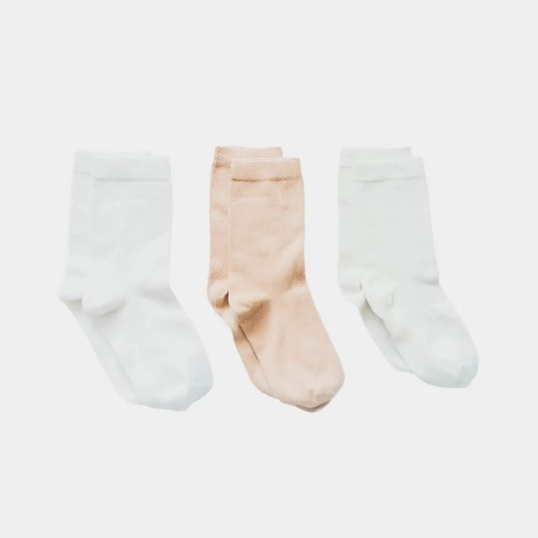 Pure (no dye) Kids Socks | 98% Organic Cotton | Q for Quinn – Q for Quinn™