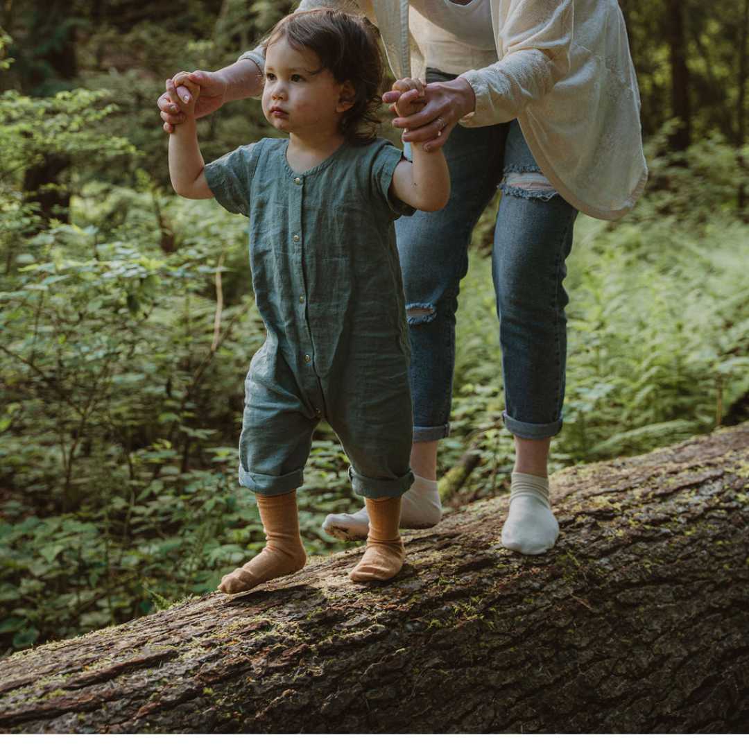 LiTTLE Boy Wears Organic Cotton Socks (no dye)