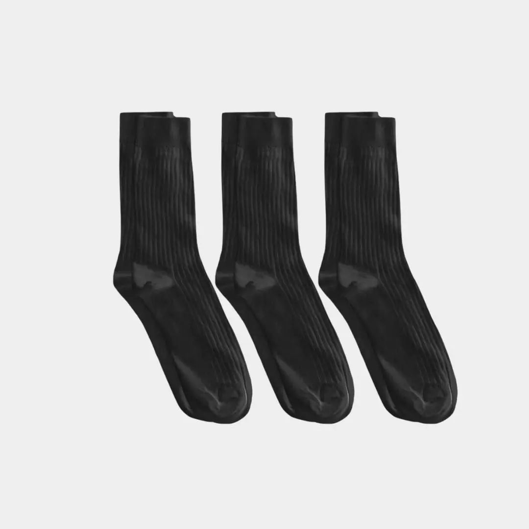 Pure (no dye) Ribbed Sock - 100% Organic Cotton Q for Quinn™