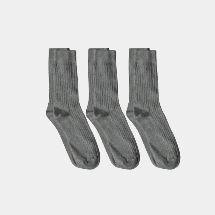 Pure (no dye) Ribbed Sock - 100% Organic Cotton Q for Quinn™
