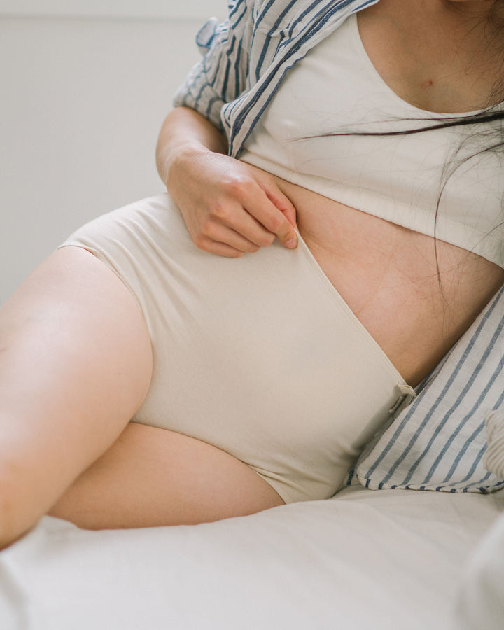 Women's High Waist Brief - 95% Organic Cotton