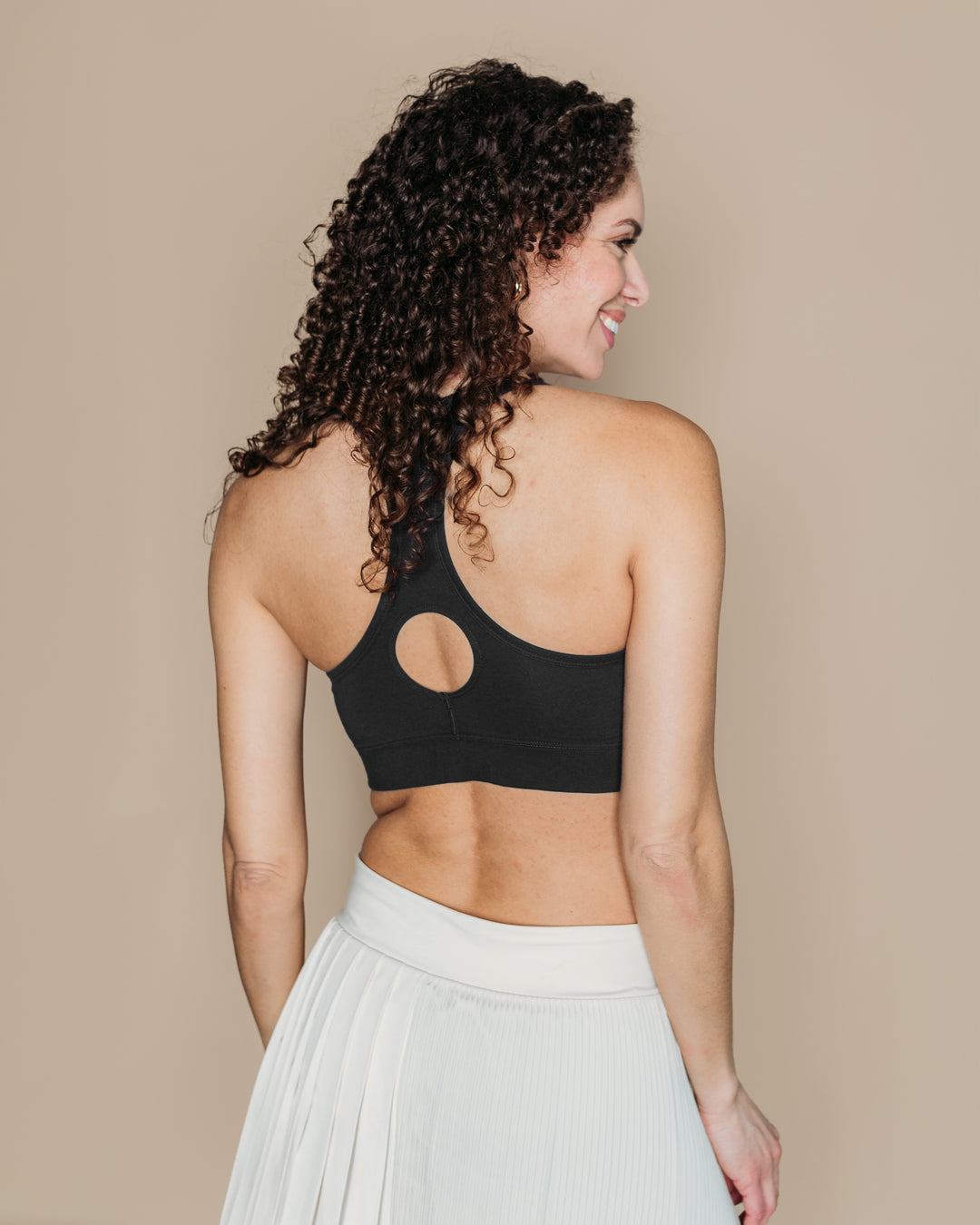 Organic Racerback Sports Bra - 95% Organic Cotton