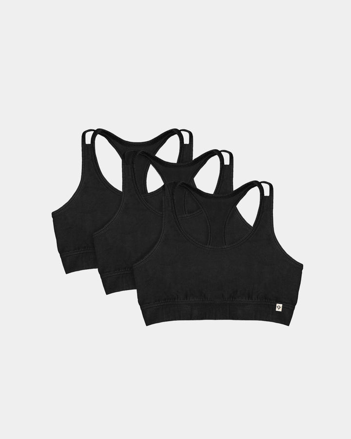 Organic Racerback Sports Bra - 95% Organic Cotton