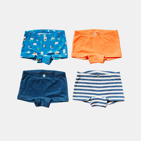super bundle 4 pack of girls organic cotton underwear