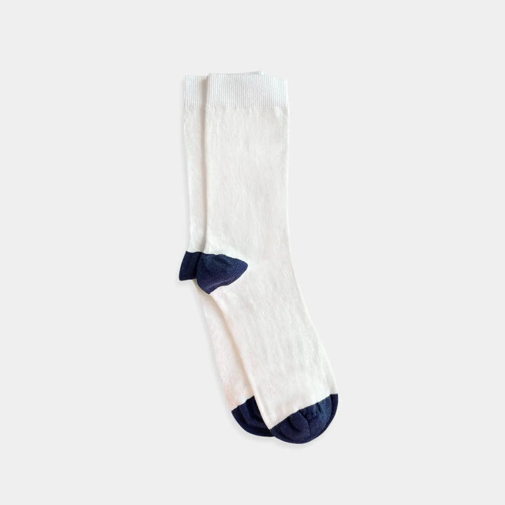 The Everyday Trouser Adult Socks - 98% Organic Cotton - Black, White, Navy Q for Quinn