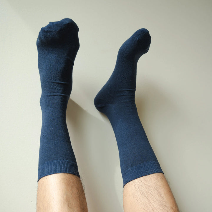The Everyday Trouser Adult Socks - 98% Organic Cotton - Black, White, Navy Q for Quinn
