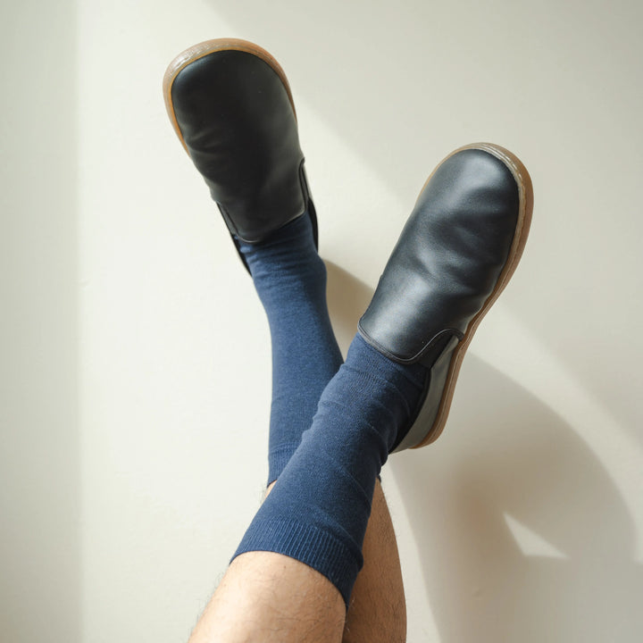 The Everyday Trouser Adult Socks - 98% Organic Cotton - Black, White, Navy Q for Quinn