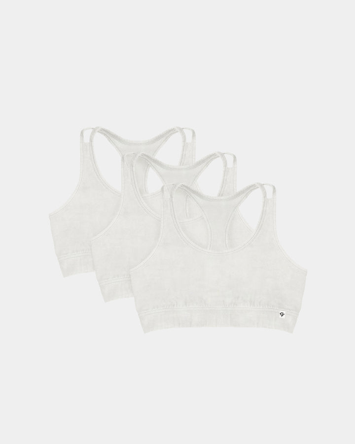 Organic Racerback Sports Bra - 95% Organic Cotton