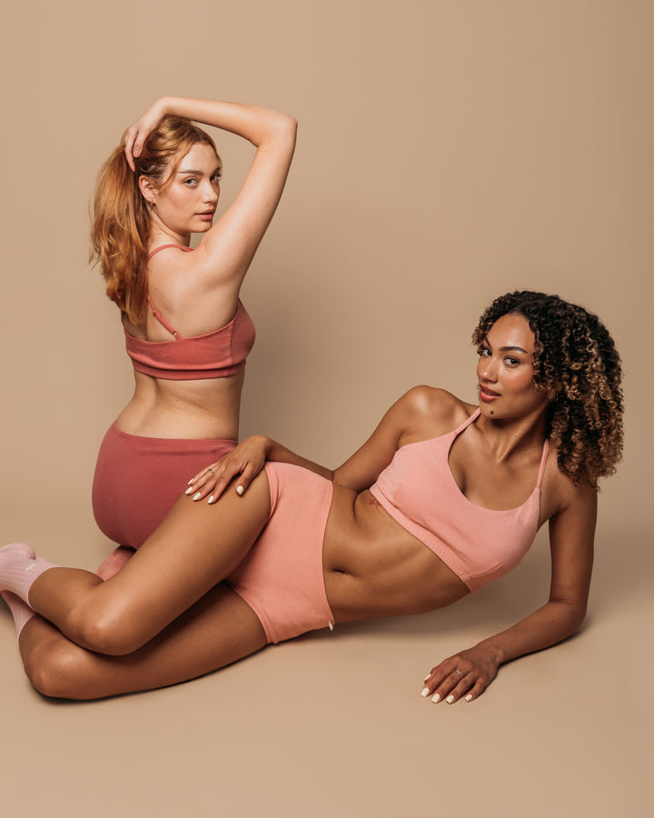 Womens Classic Brief - Natural, Plant Dyes - 100% Organic Cotton (2 pack)