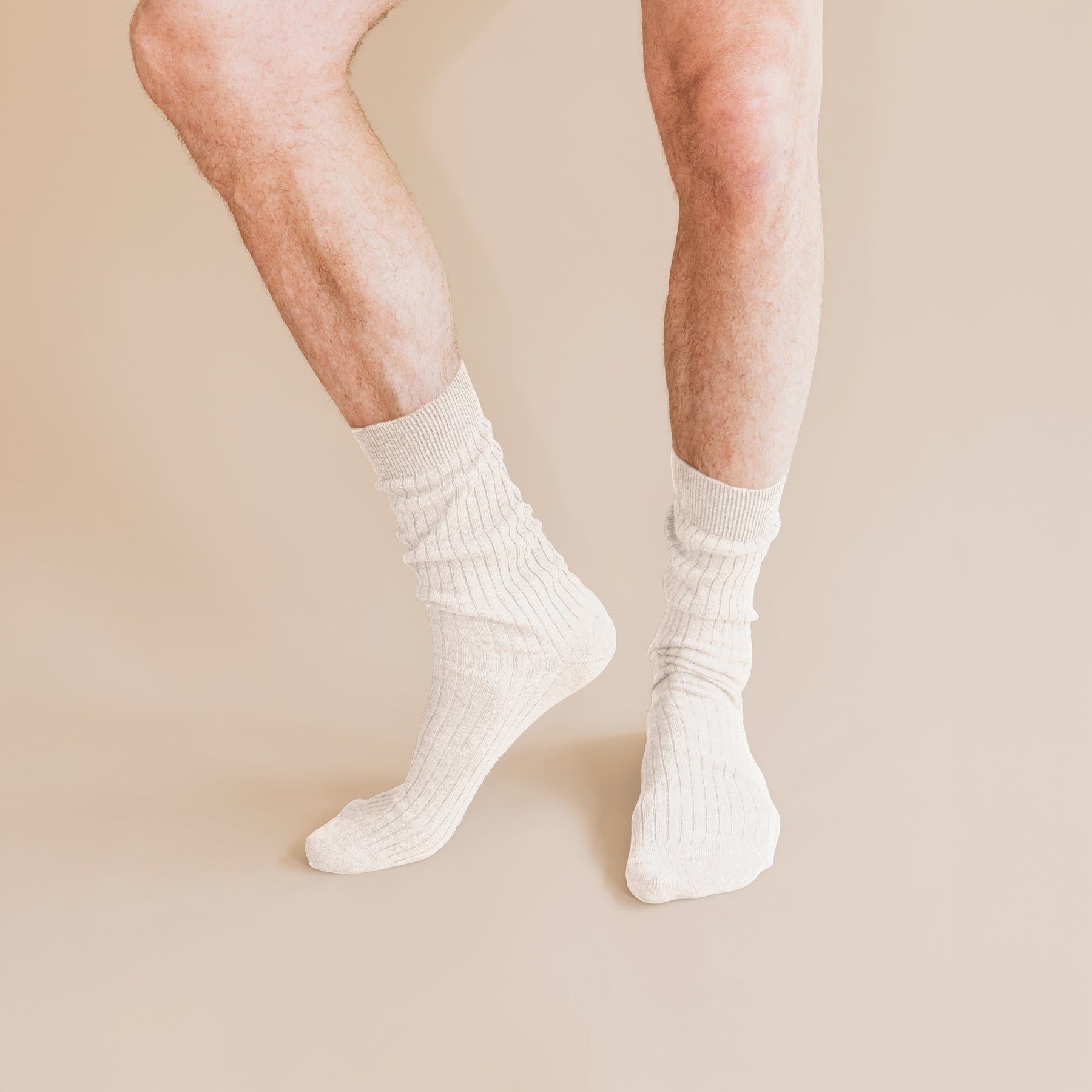 Pure (no dye) Ribbed Sock - 100% Organic Cotton – Q for Quinn™
