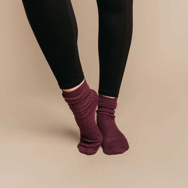 Adult Ribbed Socks - 100% Organic Cotton