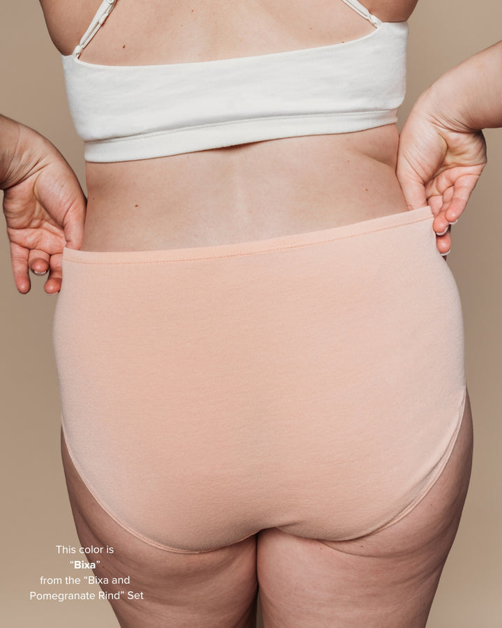 Womens Classic Brief - Natural, Plant Dyes - 100% Organic Cotton (2 pack)