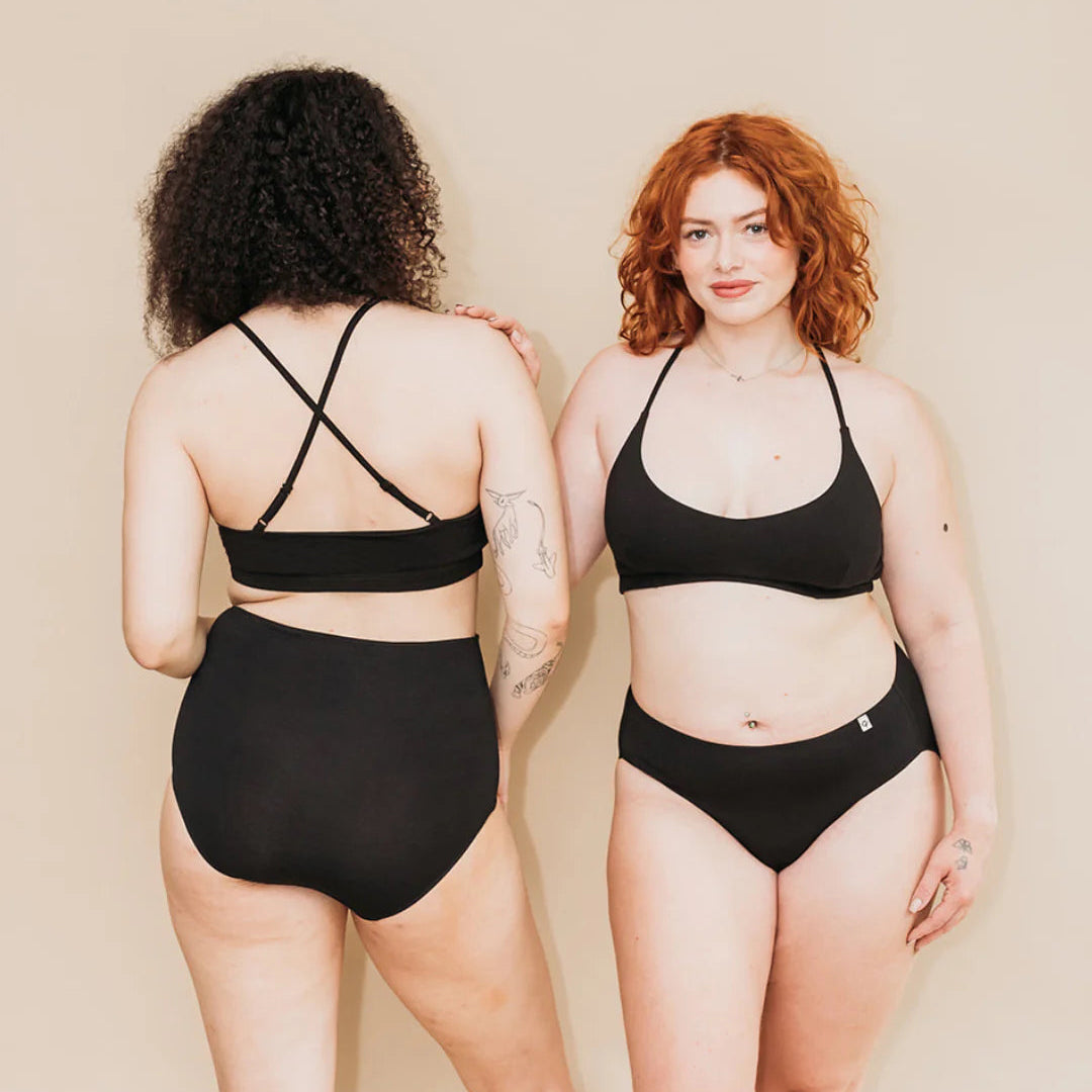 Women's Criss-Cross Bralette - 100% Organic Cotton