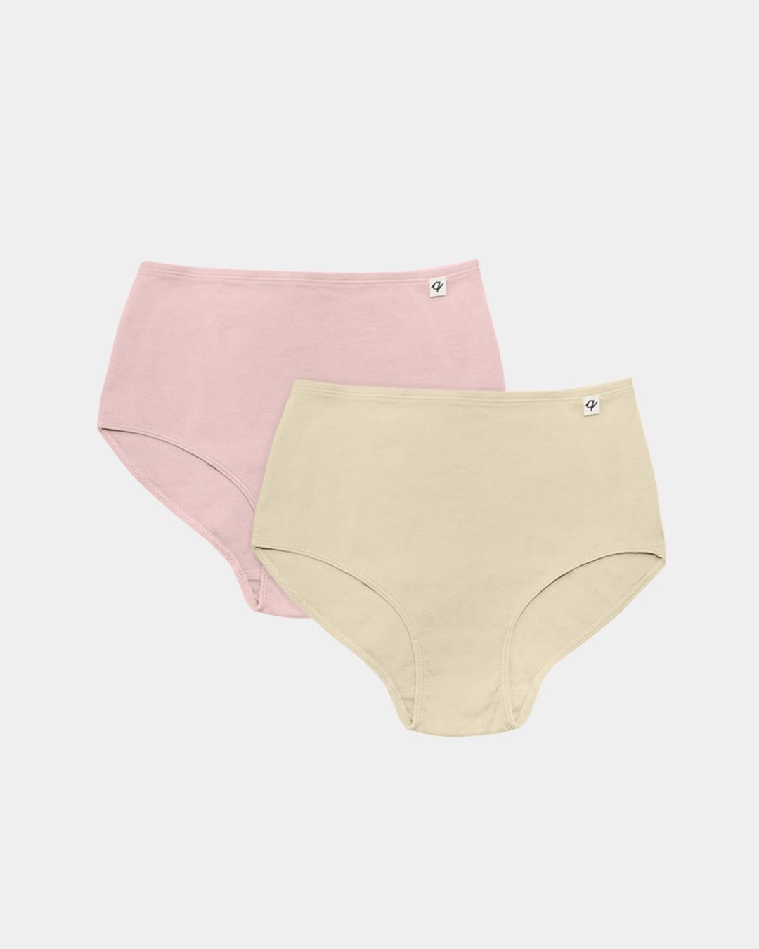Womens Classic Brief - Natural, Plant Dyes - 100% Organic Cotton (2 pack)