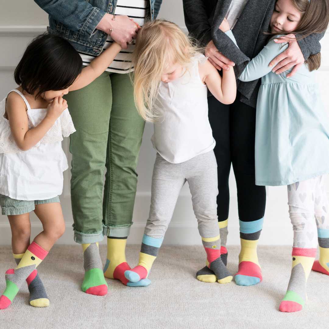 Matching Family Socks, Mommy and Me, Daddy and Me - seamless, organic cotton