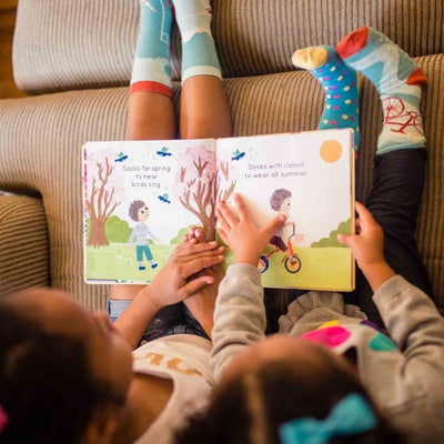 quinns socks rhyming book and matching socks