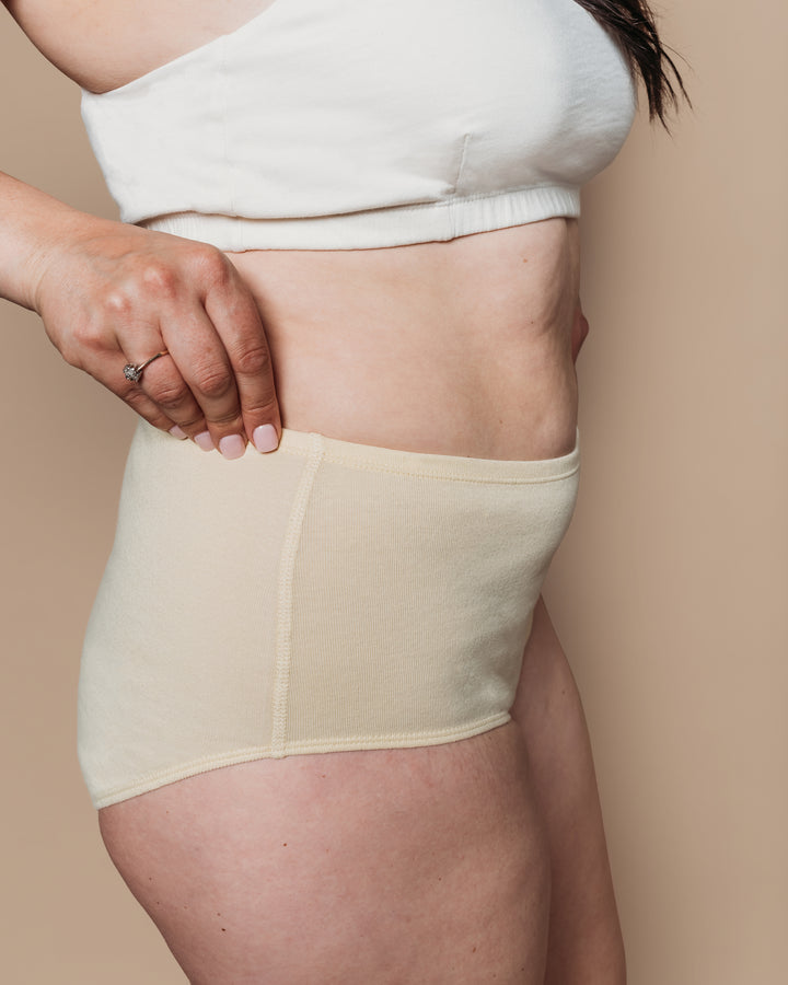 Womens Classic Brief - Natural, Plant Dyes - 100% Organic Cotton (2 pack)