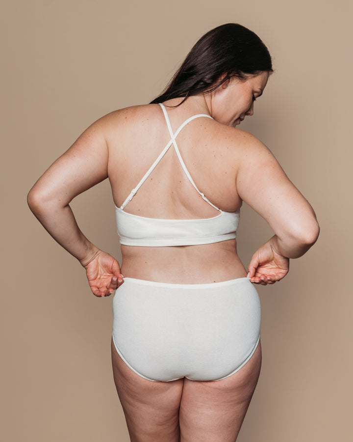 Undyed Womens Classic Brief - 100% Organic Cotton