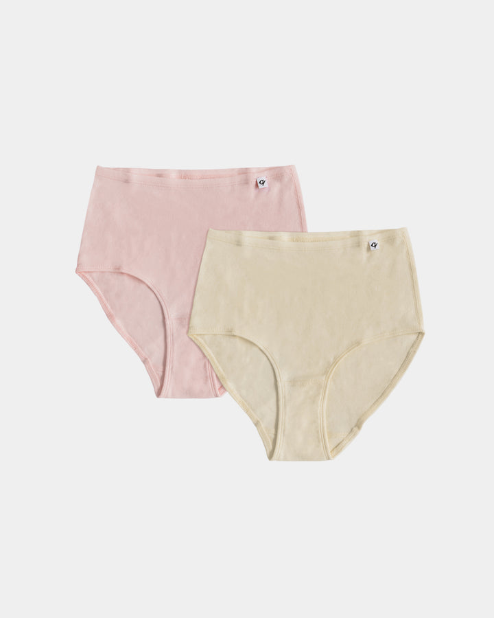 Womens Classic Brief - Natural, Plant Dyes - 100% Organic Cotton (2 pack)