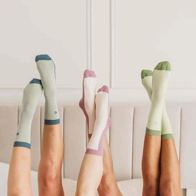 100 cotton socks with patterns