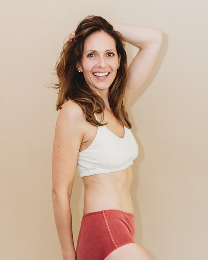 Women's Criss-Cross Bralette - 100% Organic Cotton