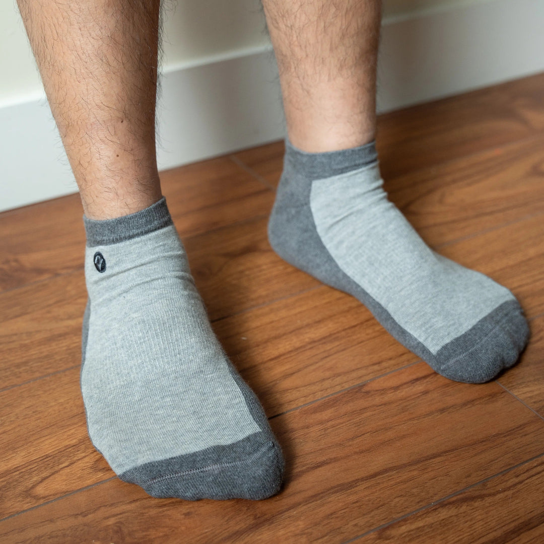 Cotton Ankle Pacers (midweight) - 98% Organic Cotton Q for Quinn