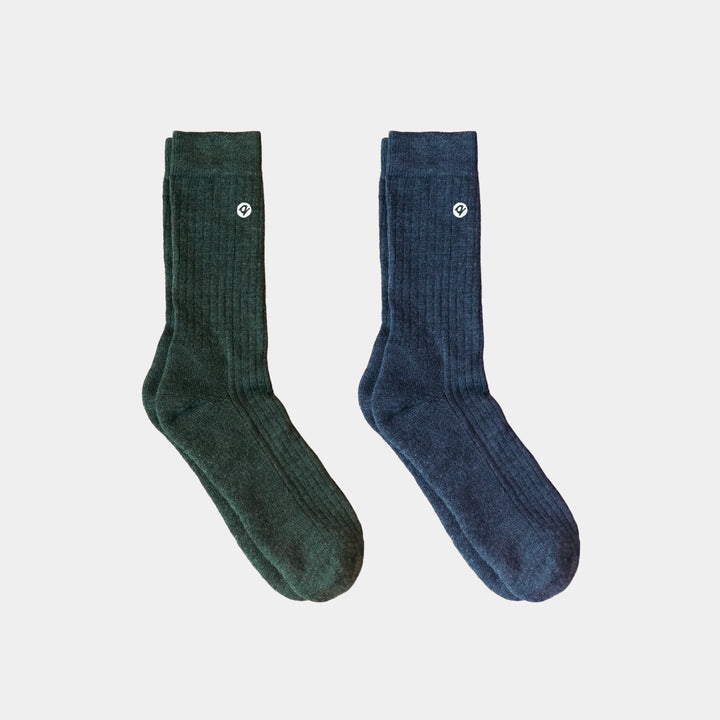 Merino Wool - Cotton Midweight Adult Socks Multipack