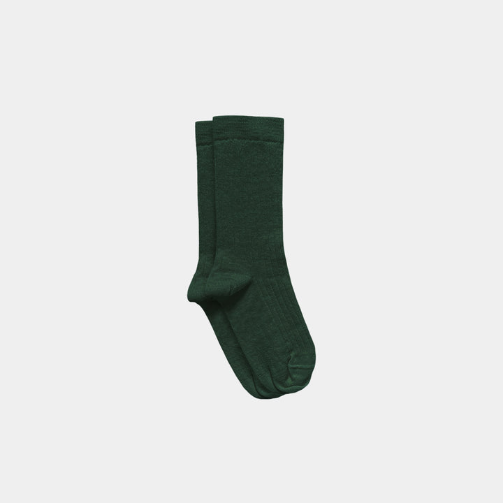 Evergreen merino wool kids socks