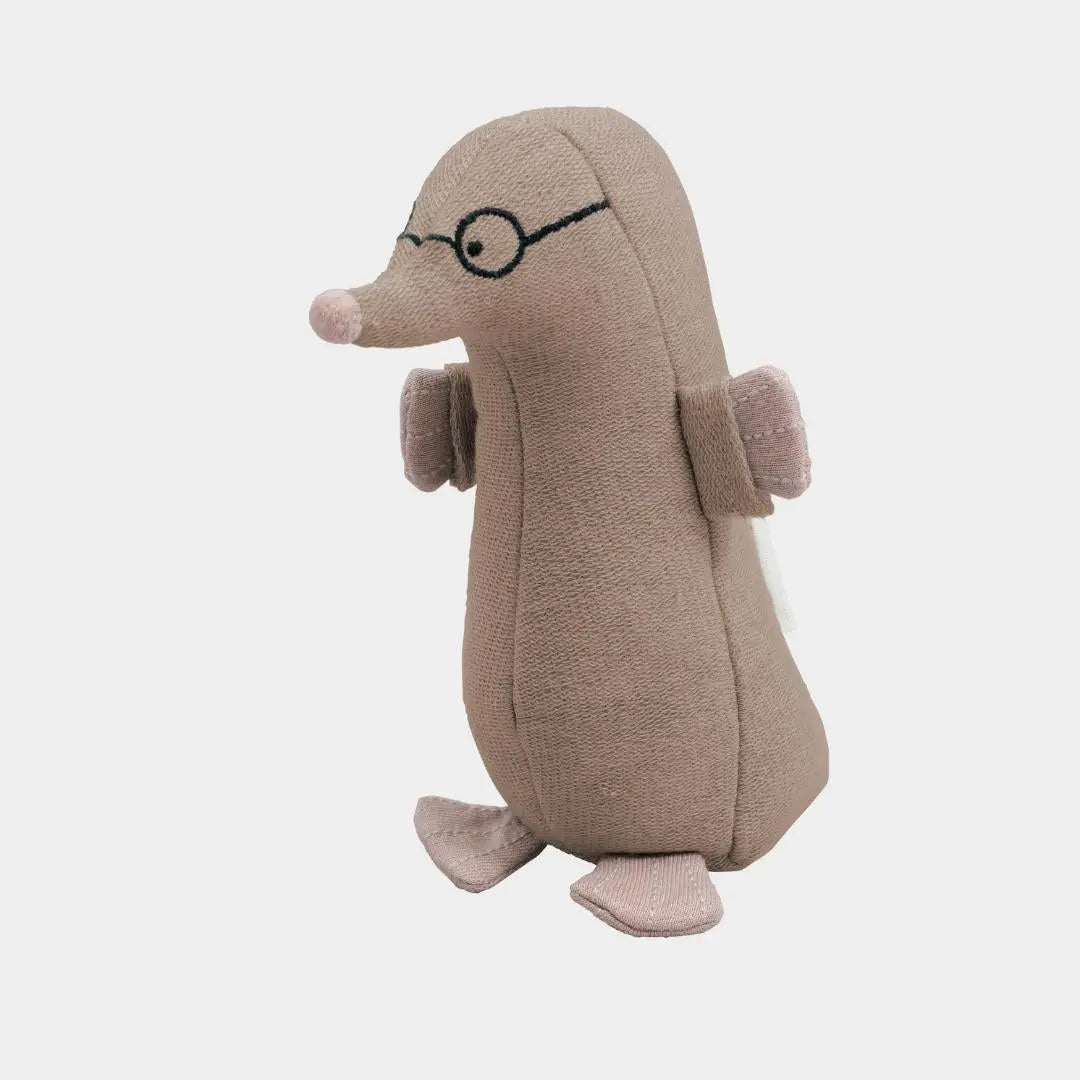 fabelab marvin mole ratlle organic toy 