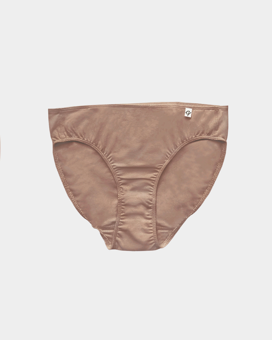 Women's French Cut Bikini - Natural, Plant Dyes - 95% Organic Cotton (2 pack)