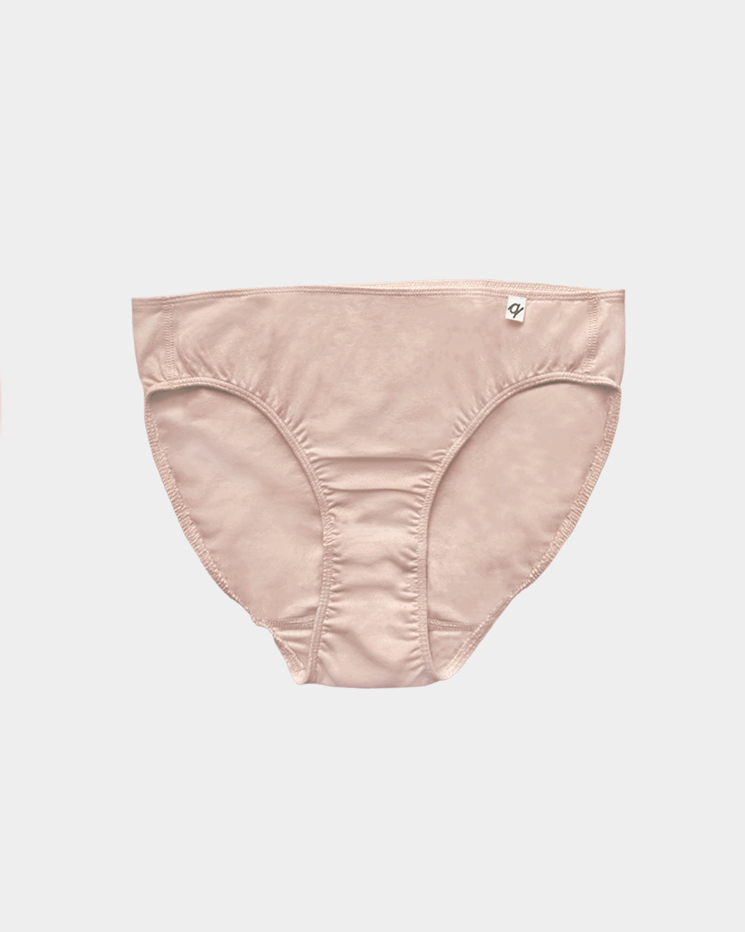 Women's French Cut Bikini - Natural, Plant Dyes - 95% Organic Cotton (2 pack)