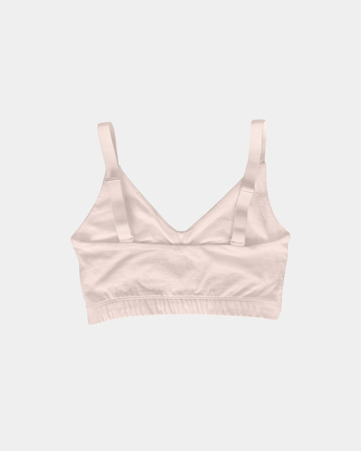 Back of Full Bust Sports Bra Lilac