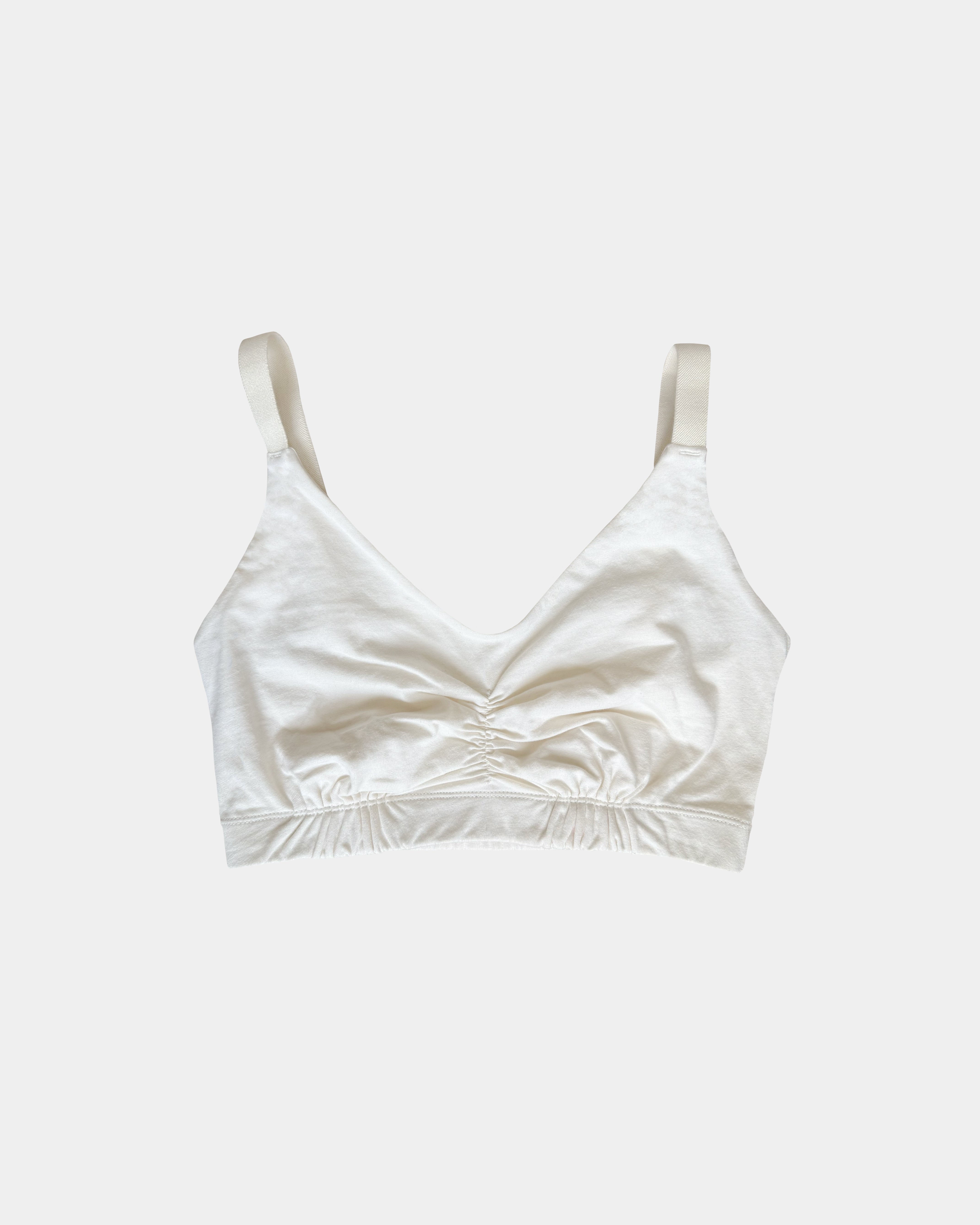 Natural (no dye) Organic Full Bust Sports Bra - 100% Organic Cotton
