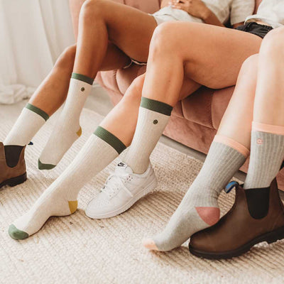 Heavyweight Terry Cotton Adult Socks Q for Quinn