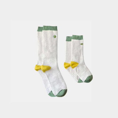 Heavyweight Terry Cotton Matching Family Socks (2-pack) Q for Quinn