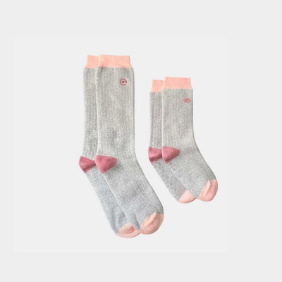 Heavyweight Terry Cotton Matching Family Socks (2-pack) Q for Quinn
