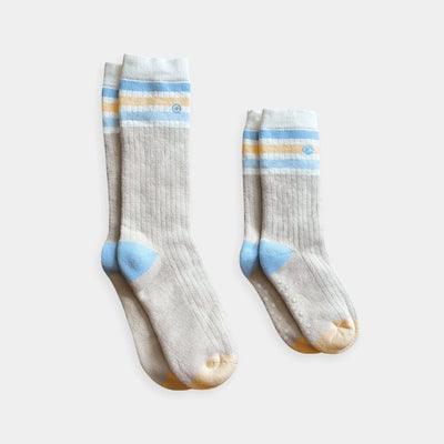 Heavyweight Terry Cotton Matching Family Socks (2-pack) Q for Quinn