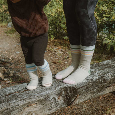 Heavyweight Terry Cotton Matching Family Socks (2-pack) Q for Quinn