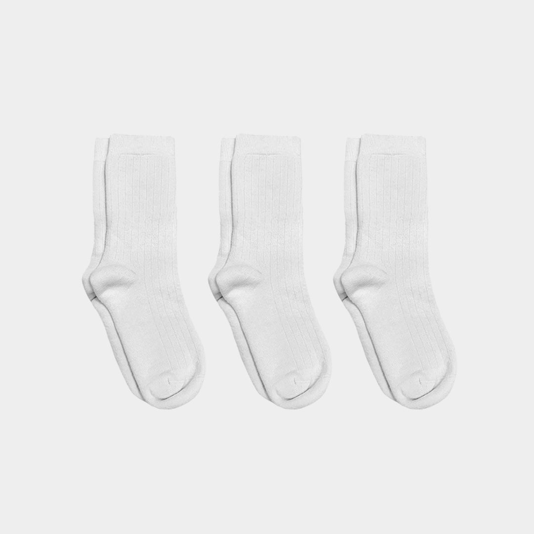 Heavyweight (Thick) Cotton Kids Socks - 98% Organic Cotton